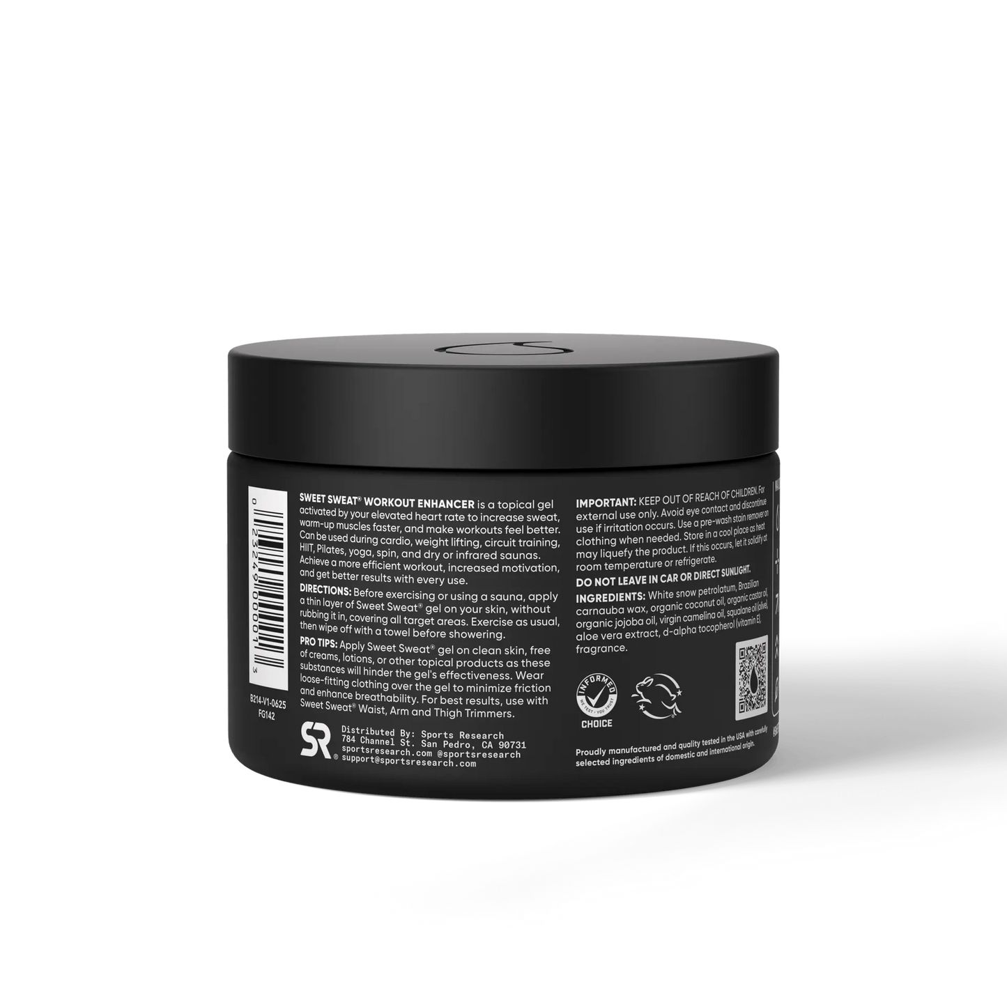 Sweet Sweat Jar Topical Gel 6.5 oz