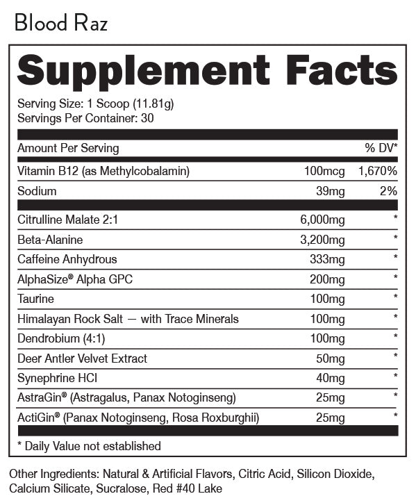 Woke AF - High Stimulant Pre Workout