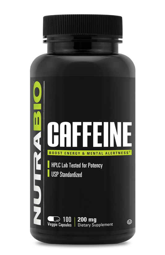Caffeine (200mg) 100 Vegetable Capsules