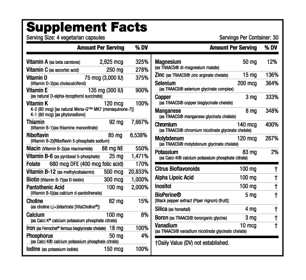 MultiSport for Women 120 Vegetable Capsules