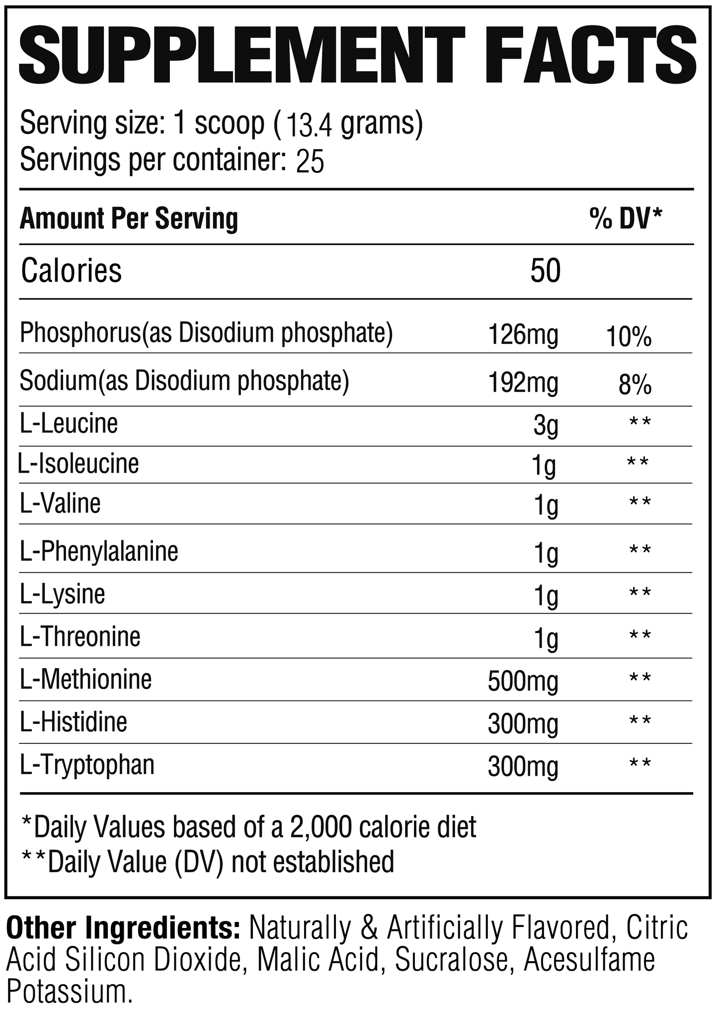EAA - ESSENTIAL AMINO ACIDS