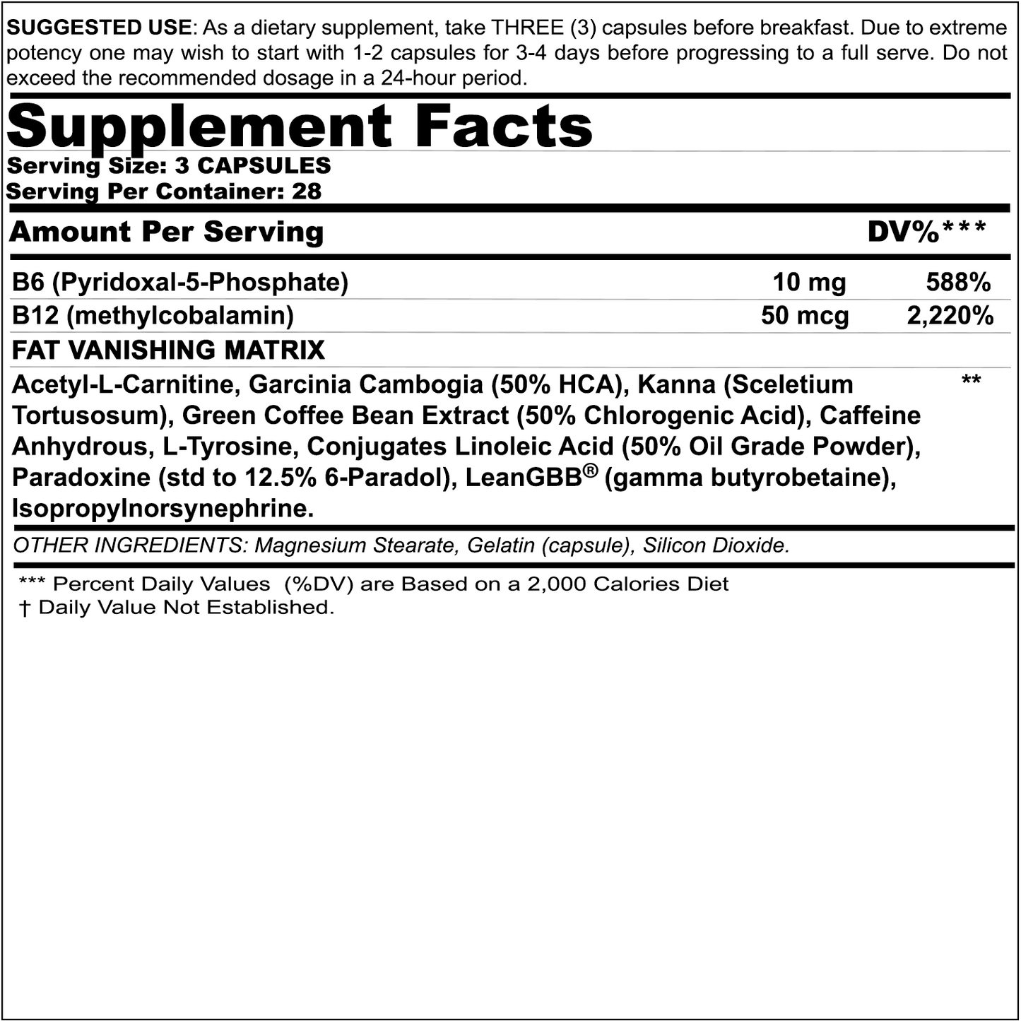 Magic Eraser Potent Thermogenic