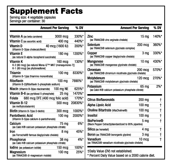 MultiSport for Men 120 Vegetable Capsules
