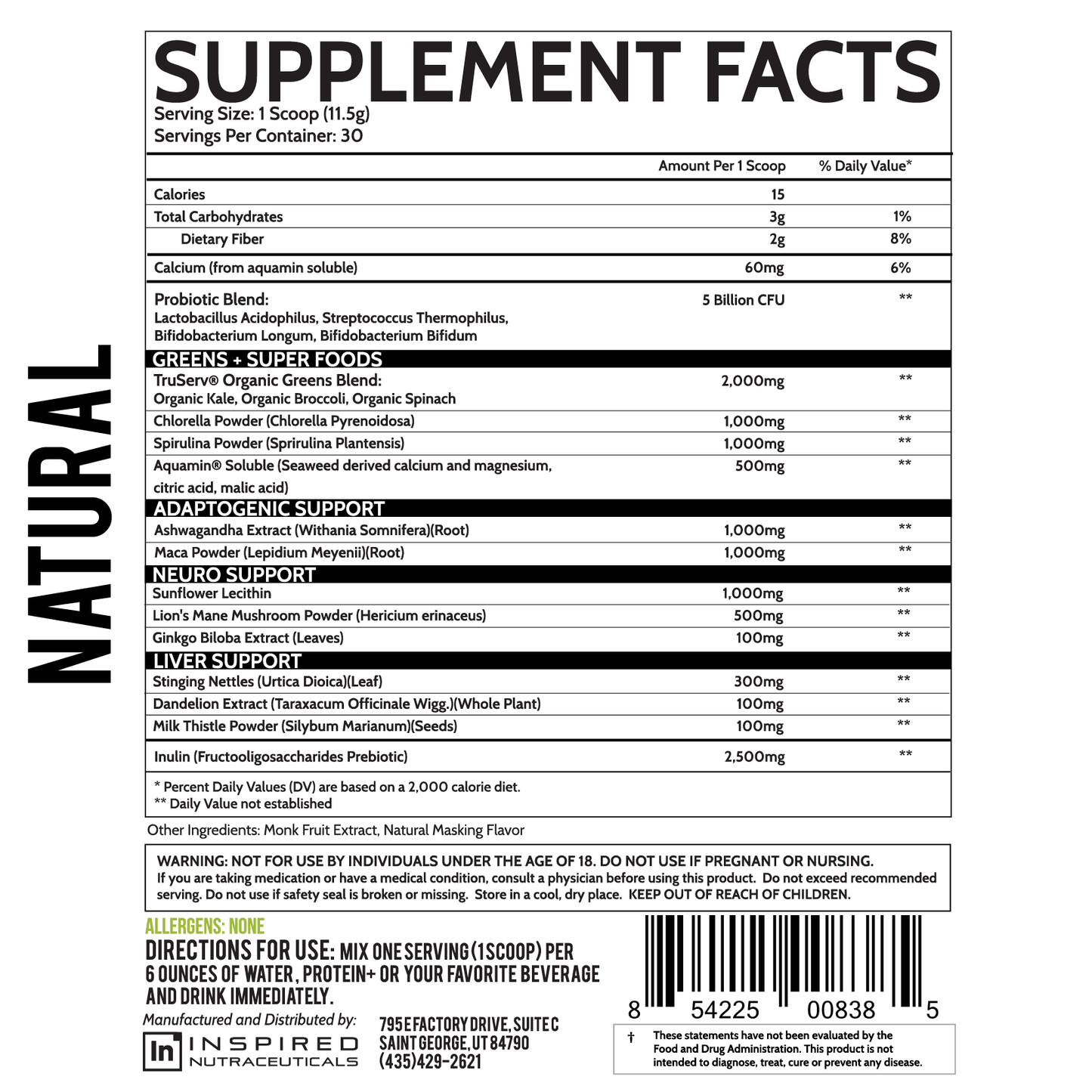 GREENS Superfood Powder