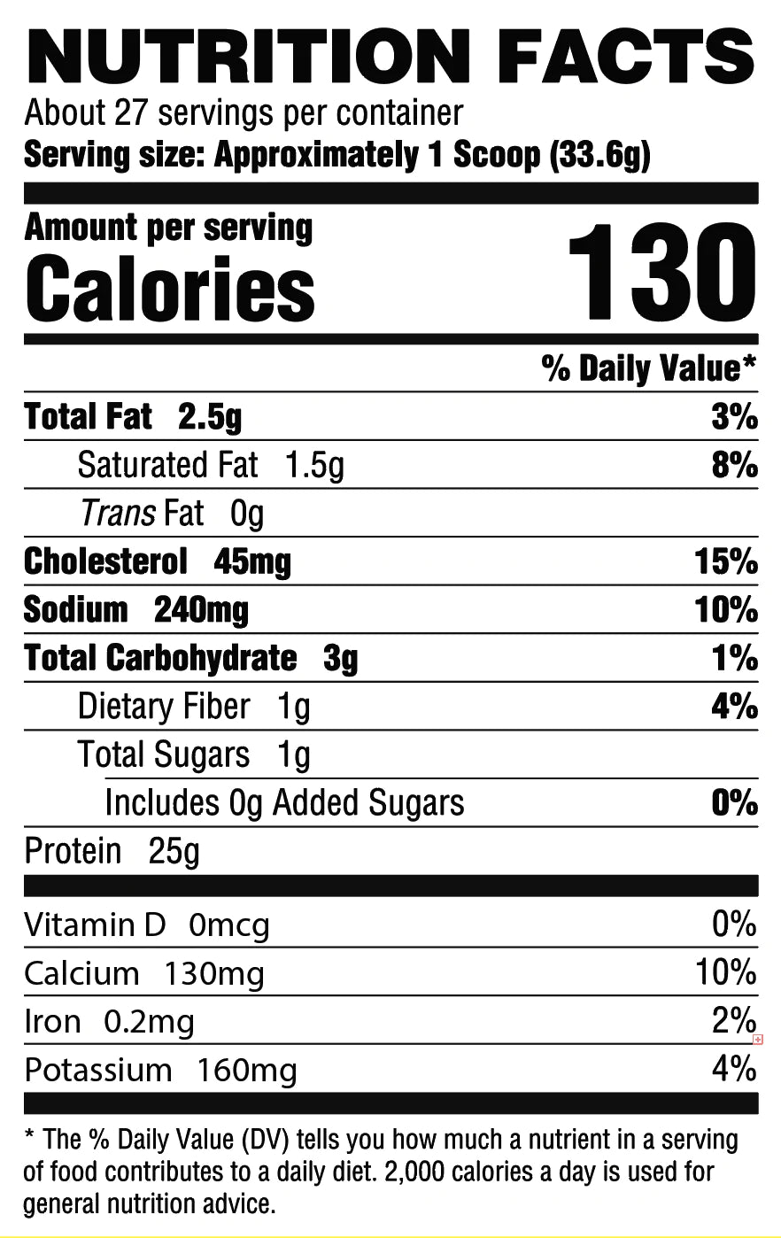 LOADED PROTEIN 27 SERVING