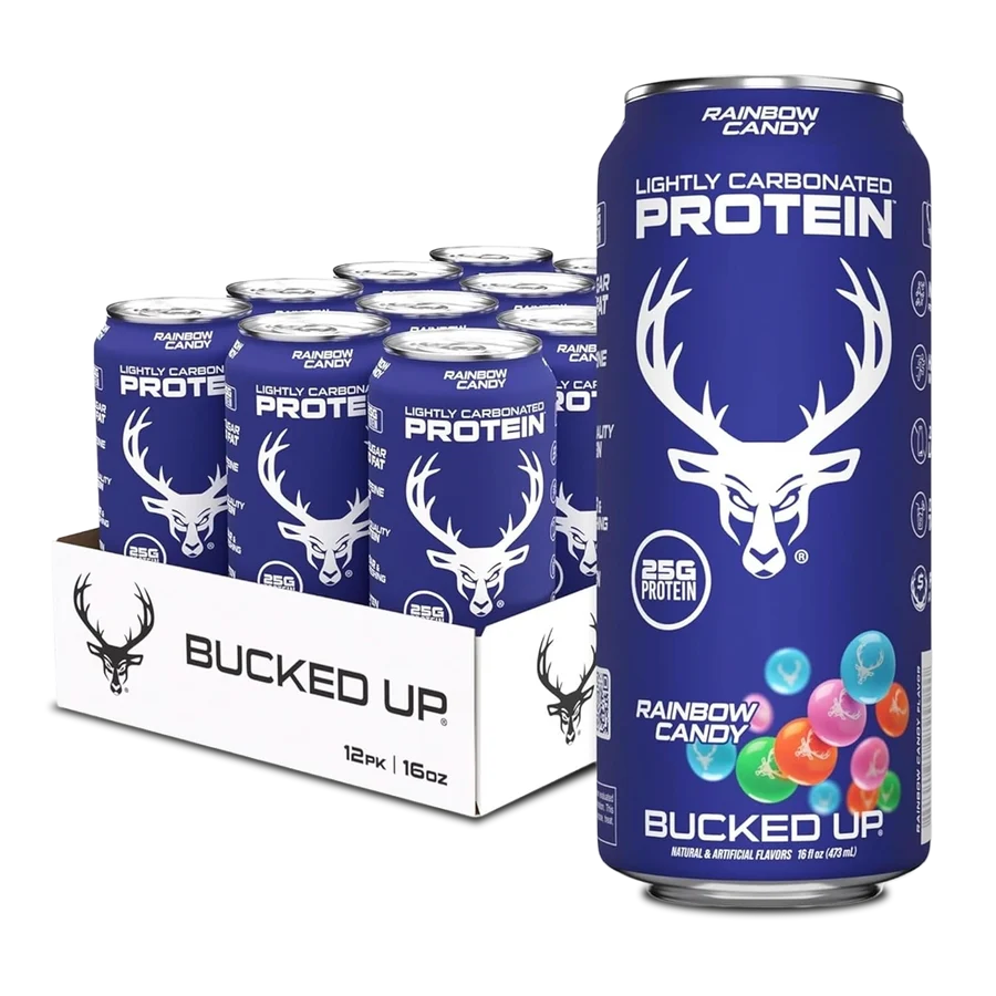 Bucked Up Lightly Carbonated Protein Soda