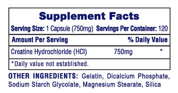 Creatine HCL Capsules