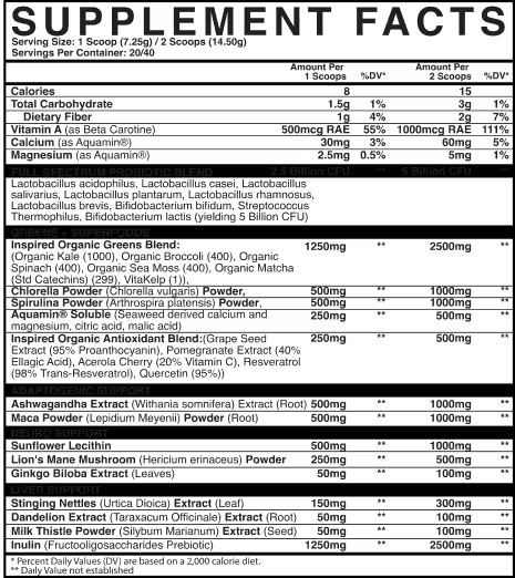 GREENS Superfood & Adaptogen Powder