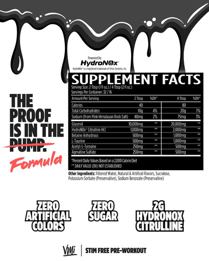 PUMP N' FLOW Stim-Free Liquid Pre-Workout