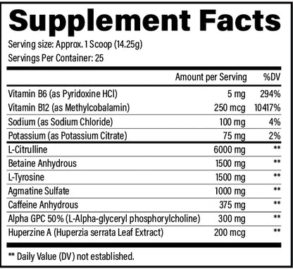 RITUAL High Stim Pre-Workout