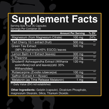 Arsynist PM: Sleep Aid + Fat Burner