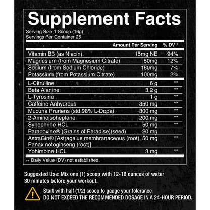 Convict Pre-Workout