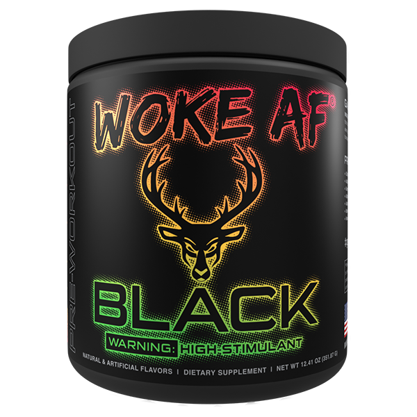 Woke AF BLACK - High Stimulant Pre-Workout