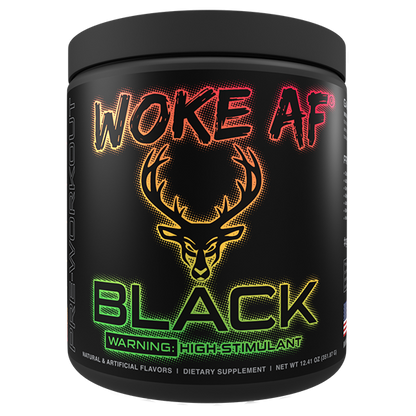 Woke AF BLACK - High Stimulant Pre-Workout