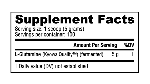 Glutamine 500 Grams