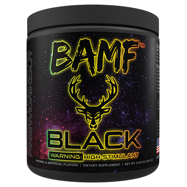 BAMF BLACK - High Stimulant Nootropic Pre-Workout
