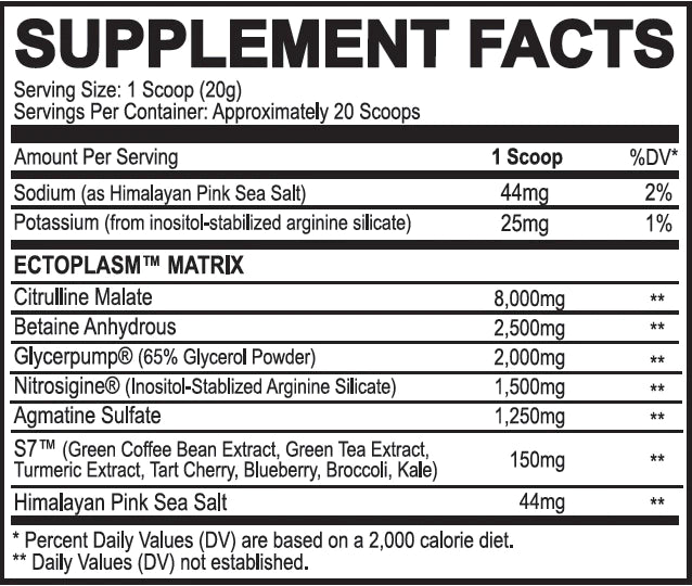 Ecto Plasm Non-Stimulant Pump Igniter