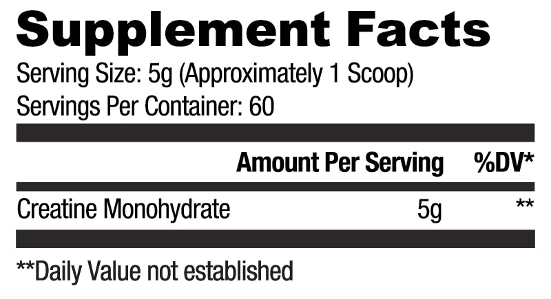 CREATINE MONOHYDRATE